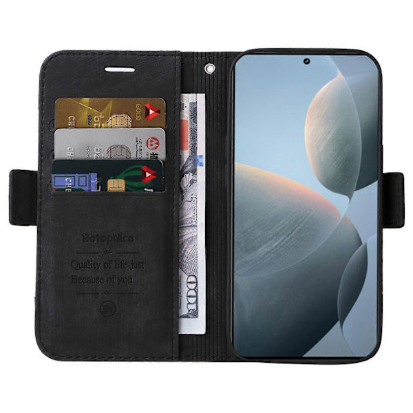 för Xiaomi Redmi K70 5G/ Redmi K70 Pro 5G Fodral Anti-fall Flip Ställ Skyddande Skal