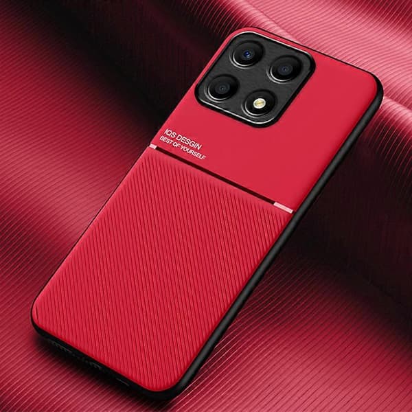 Honor X8a 4G Telefondeksel med trykte linjer PU-lær + TPU støtsikkert deksel