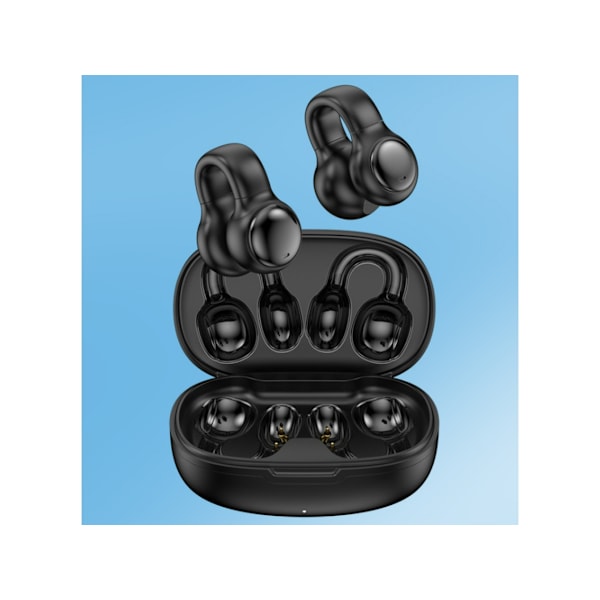 Benledningshörlurar Bluetooth Svarta