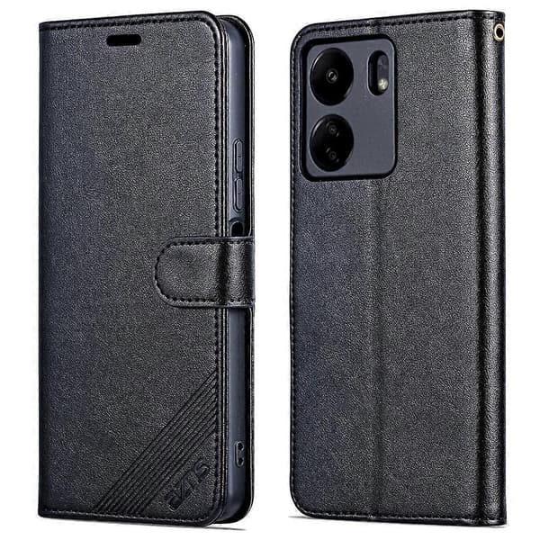 För Xiaomi Redmi 13C/ Poco C65 4G Anti-fall Läderfodral Plånboksfodral