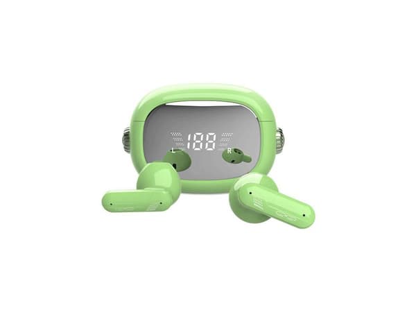 Smarta brusreducerande hörlurar Bluetooth brusreducering Grön