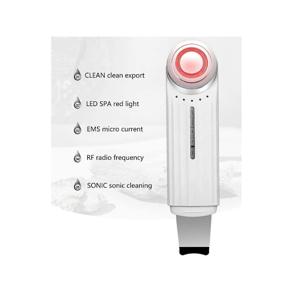 Rf Skönhetsinstrument Mikroström Massage Ansiktsinstrument Ems Ansikte Anti-Aging Led Jon Extraktion och YEMAESRE