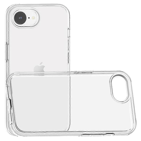 For iPhone SE (2025) Deksel Fortykket Støtsikkert TPU+PC Klar Bakside