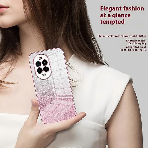Til Huawei nova 13 Pro 5G Etui Elektroplettering Gradient Glitter TPU Telefon Cover