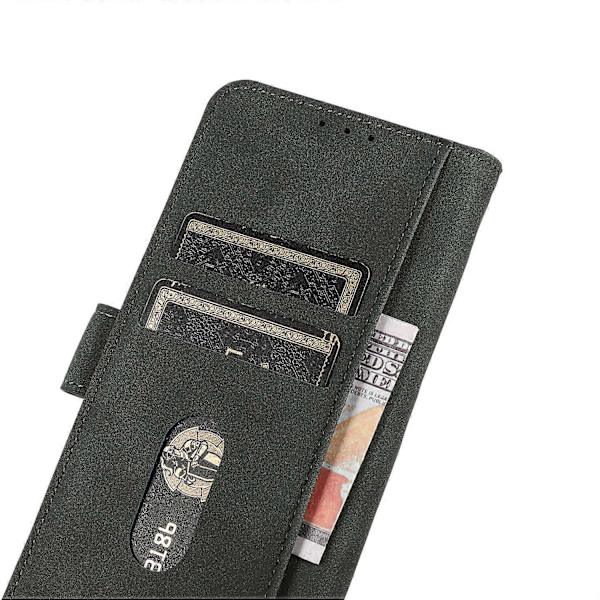 För Motorola Edge 50 Pro 5G Fodral PU Läder Visningsställ 2 Kortfack Telefonfodral