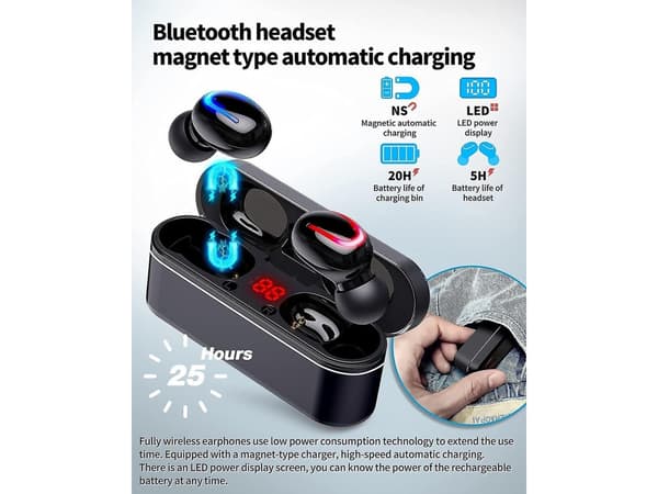 Ultralätta hörlurar utan integrerad Bluetooth, svarta