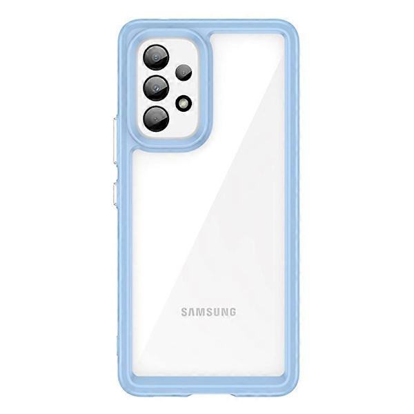 Reptåligt telefonfodral för Samsung Galaxy A53 5G, TPU-ram, skyddande skal med akryl baksida