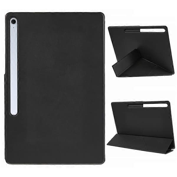 Samsung Galaxy Tab S10 FE+ PC + Magnetisk Origami PU Läder Ställ Tablet Skyddsfodral