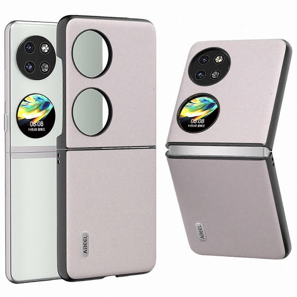 Glitterfodral för Huawei P60 Pocket, Slim PU-läder + Hårt PC-skydd