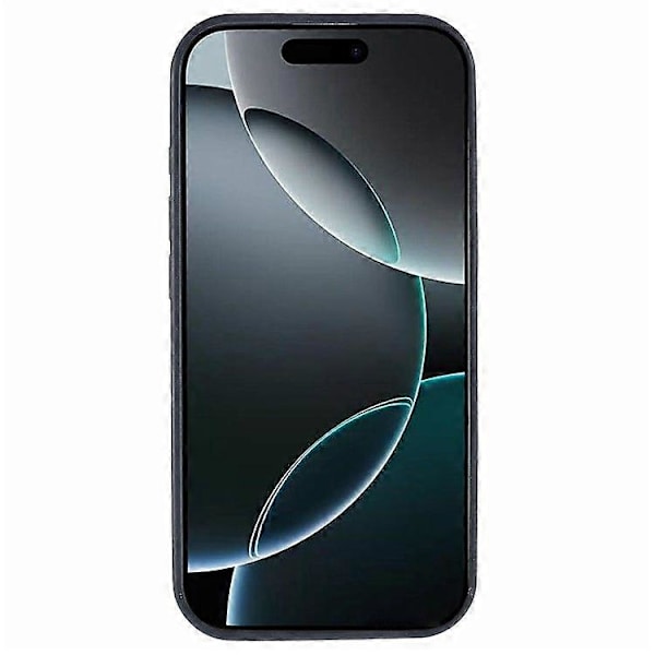 Skal för iPhone 16 Pro Max med korthållare, stativ, retro läderbaksida