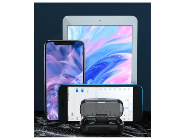 Ingen Snabbladdning Usb-C Gaming Bluetooth Hörlurar Svart