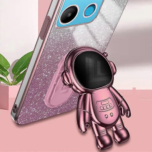 Støtsikkert PC+TPU stativdeksel for Transsion Infinix Smart 7 4G/Tecno Spark Go 2023 4G