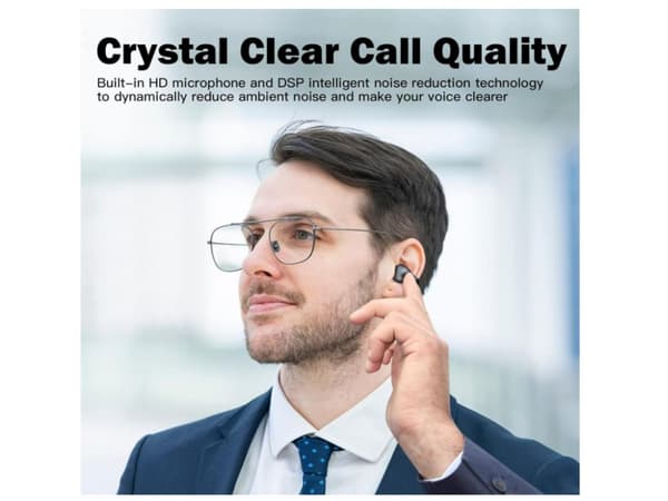 Öppna Hörlurar Clip-on Benledning Backless Bluetooth Svart