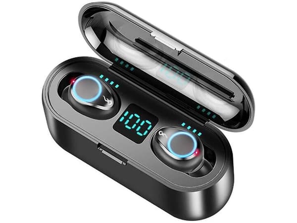 TWS Touchless Intense Intra Power Bluetooth Hörlurar Svart