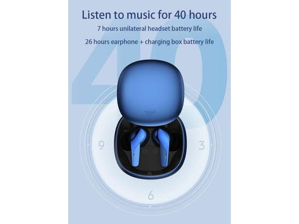 Hörlurar Standby Tid Reduktion Bluetooth Grå