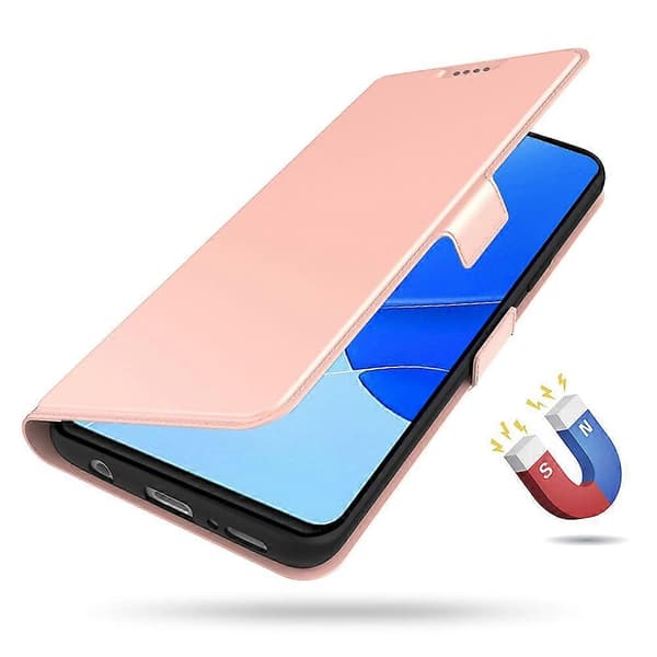 För Huawei nova 12s 4G/ nova 11/ nova 12 Lite 4G Mobilskal Kort Hållare Vikbart Ställ Läderfodral