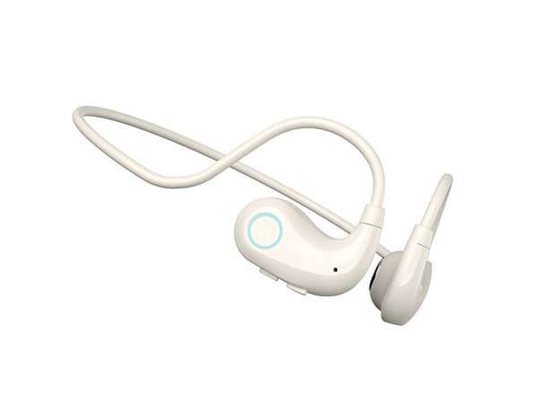 Öppna Hörlurar Luftledning Tung Bas för Apple Bluetooth Vit