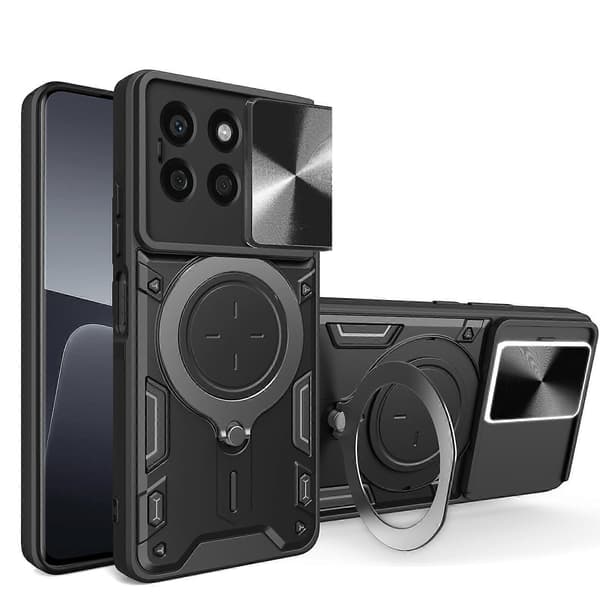 For Honor X8b 4G Deksel TPU+PC Ring Stativ Telefondeksel Magnetisk Bilholder