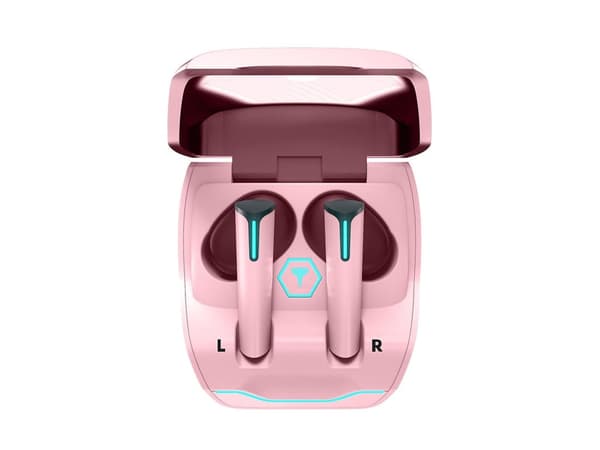 TWS True Wireless Bluetooth Hörlurar Vattentät Time Rosa