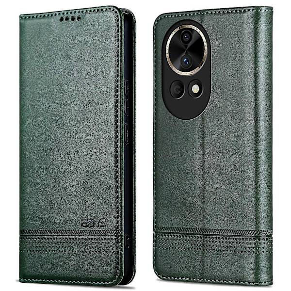 Magnetiskt plånboksfodral i läder för Huawei nova 12 Pro 5G