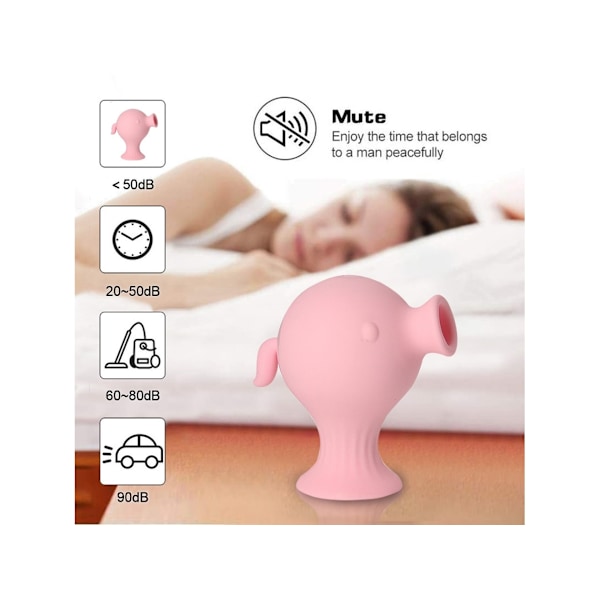 7 Frekvens Silikon Sugande Vibrator För Kvinnor (Blå)