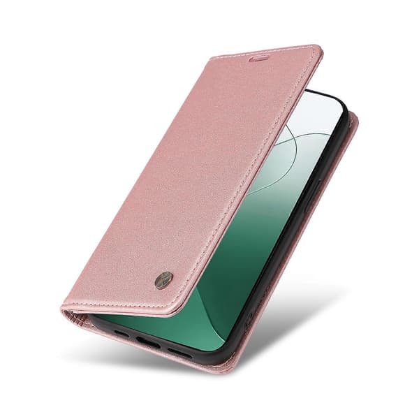 Anti-fall PU läderfodral för Xiaomi 14 med plånboksdesign