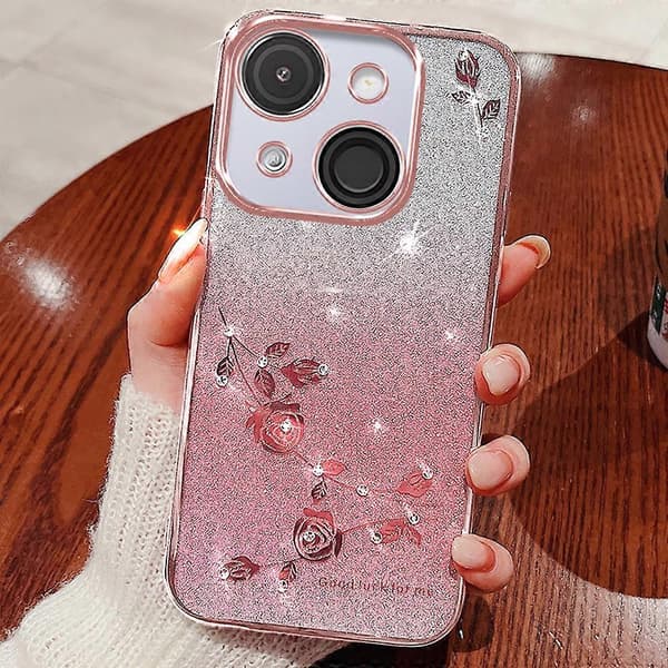 Blomst TPU Fleksibelt Gradient Telefoncover til itel A50C