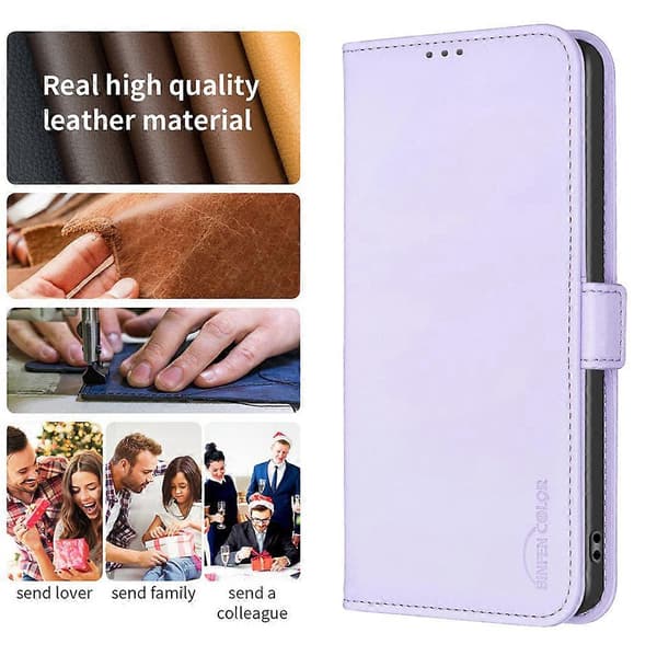 för Xiaomi Redmi Note 13 5G Läderfodral Plånbok Telefonställ