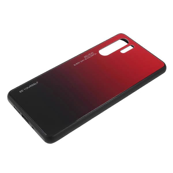 Gradient Glass + PC + TPU Hybriddeksel for Huawei P30 Pro