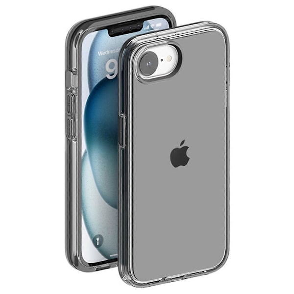 Skal för iPhone SE (2025) Förtjockat Stöttåligt TPU+PC Genomskinligt Baksidesskydd