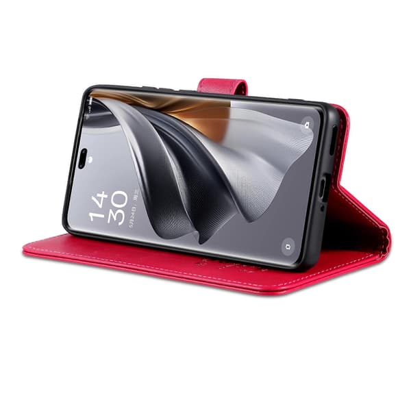 Reptåligt PU-läderfodral med plånboksstativ för Honor Magic7 Lite 5G/X9c 5G