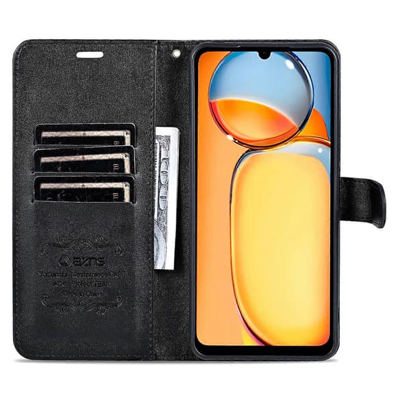 För Xiaomi Redmi 13C/ Poco C65 4G Anti-fall Läderfodral Plånboksfodral
