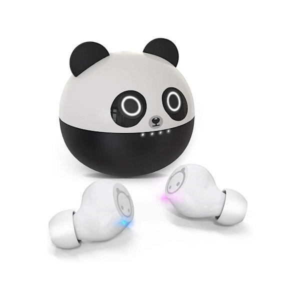 Dubbla Touch Control Bluetooth Hörlurar Svart