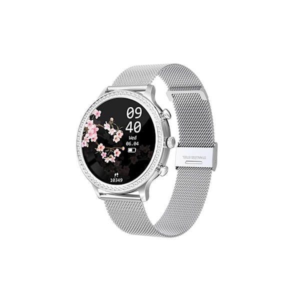 Diamant Smartklocka Dam 1.32 Tum Bluetooth Smartklocka Puls Fitness Tracker