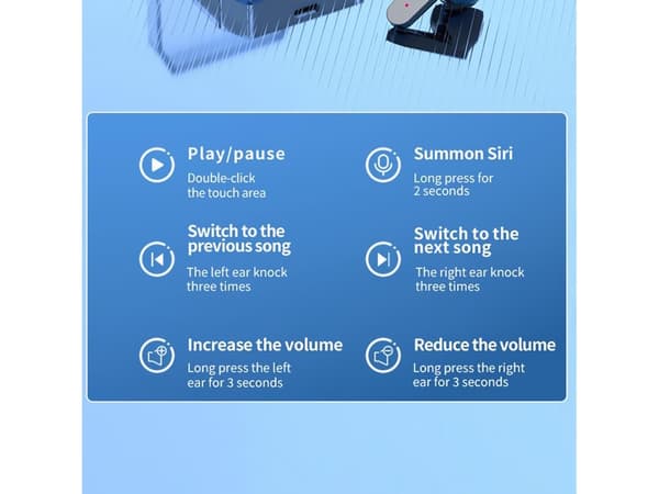 Brusreducerande Hörlurar Utan Bluetooth, Svarta