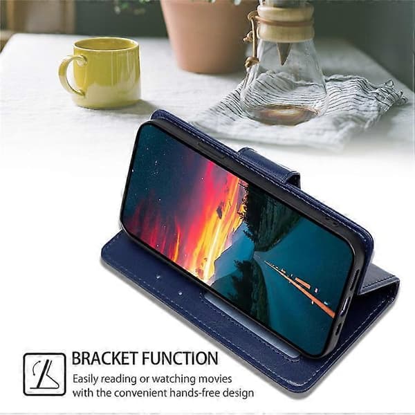 Plånboksfodral i läder för Huawei nova 12i 4G
