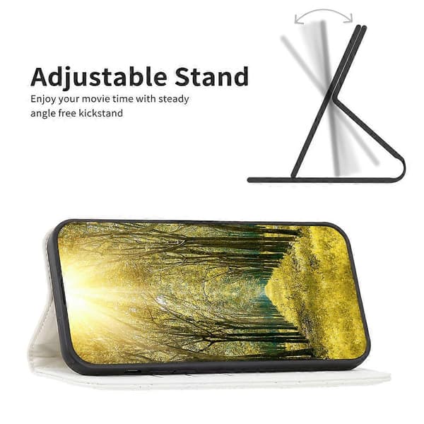 Oppo A79 5G/A2 5G Skal, TPU+PU Läder Rombskydd