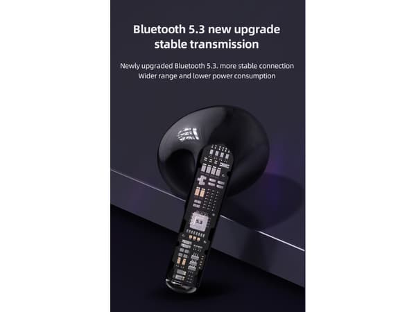 Gradient Bluetooth Hifi Brusreducerande Hörlurar Svart