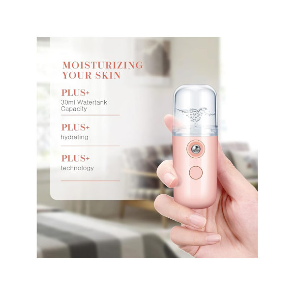 Förpackning Nano Ansiktsspray 30ml Mini Portabel Ansiktsfuktare USB Uppladdningsbar Handhållen Hudvårdsmaskin för H YEMAESRE
