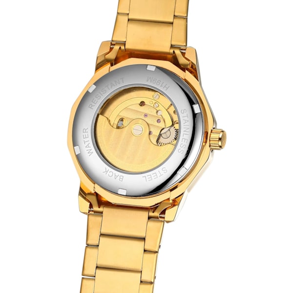 Automatisk Mekanisk Klocka Skelett Vattentät Kronograf Business Mode Analog Armbandsur
