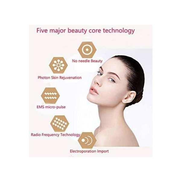 Fotonic Led Facelift Rf Radiofrekvens Ansiktsmesoterapi vit YEMAESRE