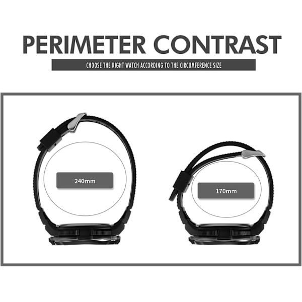 LED Digital Herrklocka Utomhus Sport Multifunktion Armbandsur Alarm Datumklocka för Män 50M Vattentät TPU Rem