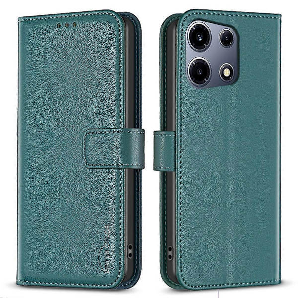 Infinix Note 30 VIP 5G Halkskyddande Läderfodral