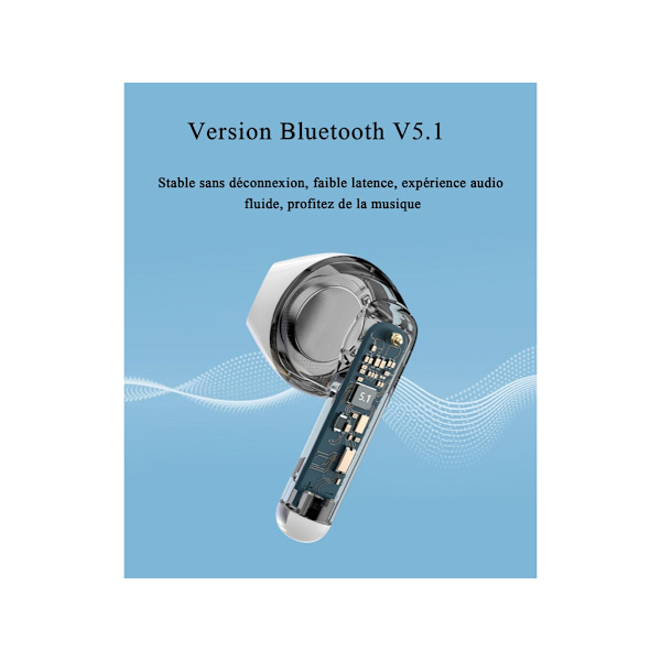 Bluetooth Brusreducerande Hörlurar Brusreducerande Rosa