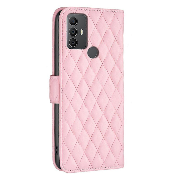 Stöttåligt Flip PU Läder Telefonfodral för TCL 305/306/30 SE/30E Plånboksdesign