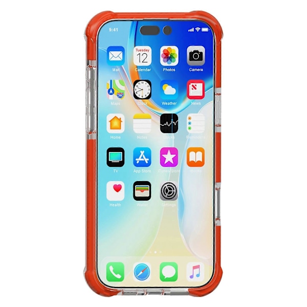 För iPhone 16 Pro TPU+TPE+PC Transparent Mobilskal