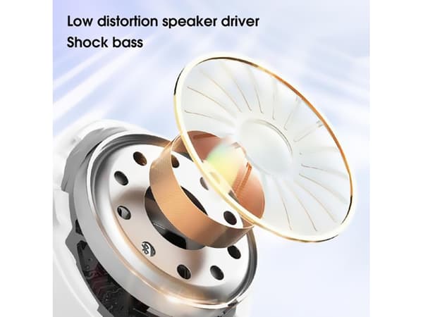 Brusreducerande Bluetooth Stereo Hörlurar med Digital Display, Rosa