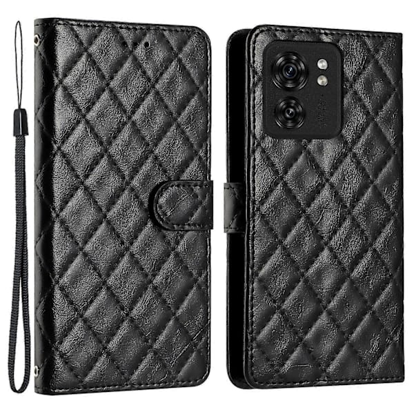 För Motorola Edge 40 5G Fodral Plånbok Ställ Folio Flip Telefon Läderfodral
