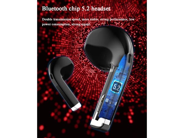 Premium Bluetooth Stereo Mute Hörlurar Vit