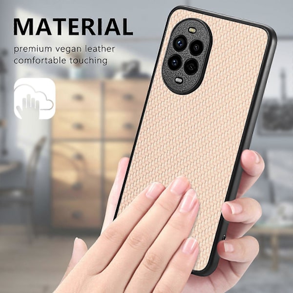 Skal för Huawei nova 13 Pro 5G, kolfibertextur PU+PC+TPU, baksida